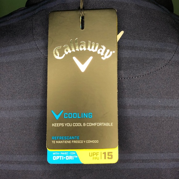 Callaway Womens Cooling Horizontal Texture Polo - Picture 6 of 10